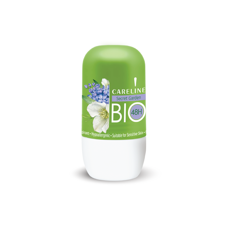 Careline Bio Noshem Deodorant Roll On Secret Garden 75ml