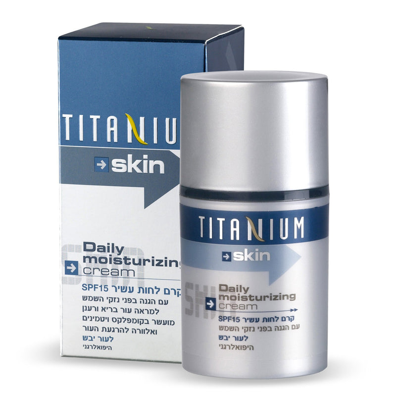 Titanium Skin, Daily Moisturizing Cream, SPF15, Dry Skin, 50ml