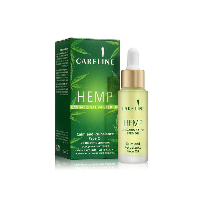 Careline Hemp Cannabis Sativa Seed Face Oil, 30ml