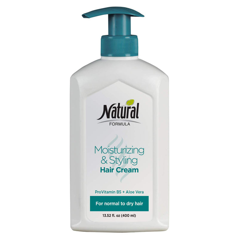Natural Formula Hair Moist & Styling Cream with Aloe Vera - Green Pump 400ml