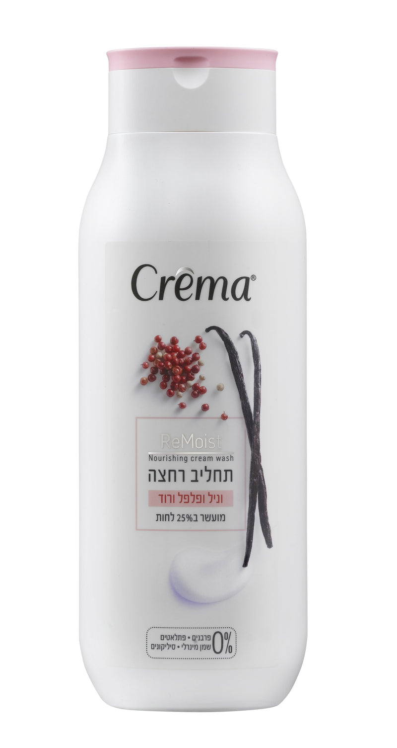 Crema ReMoist Body Wash Vanilla Pepper 750ml